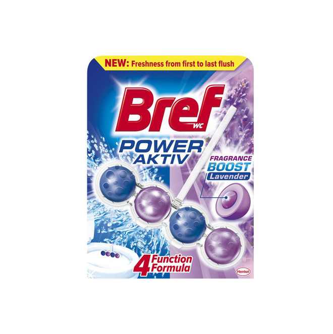 BREF Power Aktiv WC kuličky Levandule