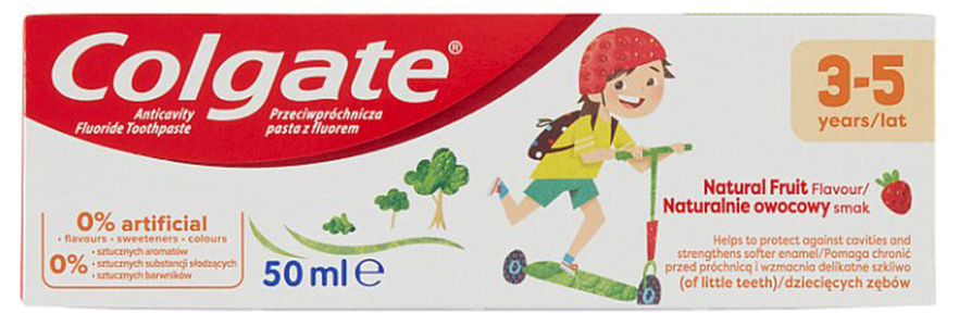 Colgate KIDS zubní pasta Natural Fruit 3-5let
