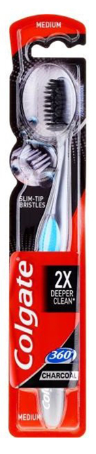 Colgate zubní kartáček 360` Charcoal
