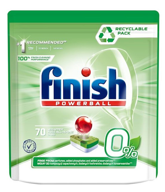 Finish Eco 0% tab do myčky nádobí 70ks
