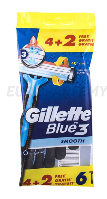 Gillette Blue III pohotová holítka 3 ks
