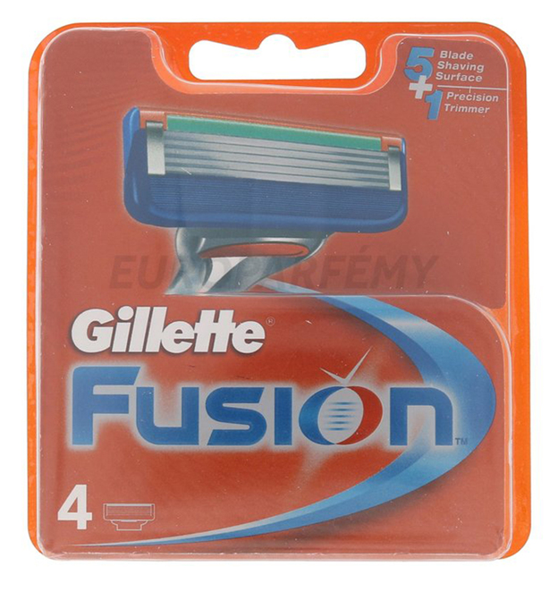Gillette Fusion hlavice 4 ks