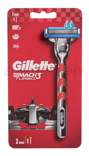 Gillette MACH3 Turbo strojek + 1náhradní hlavice