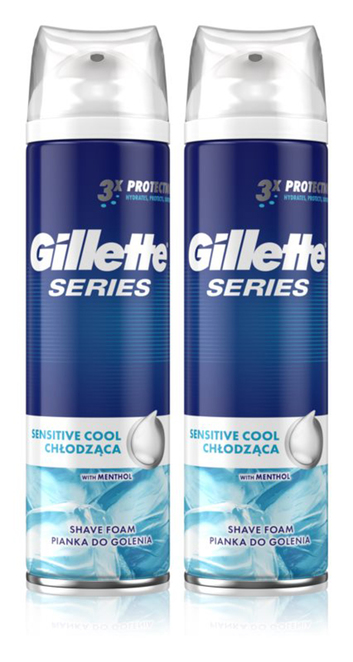 Gillette Series pěna na holení Sensitive 2x250ml