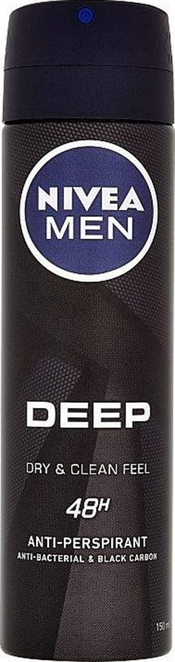 Nivea Deo/AP spray pro muže Deep Dry&Clean Feel