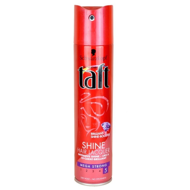 TAFT lak na vlasy Shine-Booster mega strong