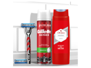 Gillette Dárkový Balíček Mach3 Turbo strojek+2NH+Series gel 200ml+Old Spice SG 250ml