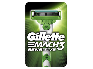 Gillette Mach 3 Sensitive holící strojek + 1 náhradní hlavice