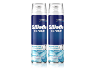 Gillette Series pěna na holení Sensitive 2x250ml