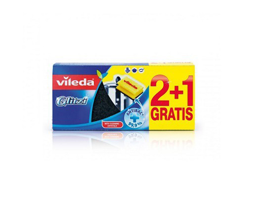Vileda Glitzi sponge 2+1 pk